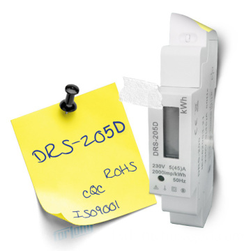 High quality DIN Rail single phase energy power meter with CE certificated